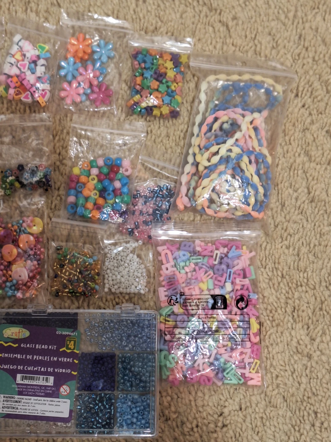 Craft beads Kit and Thread Lot - photo 4