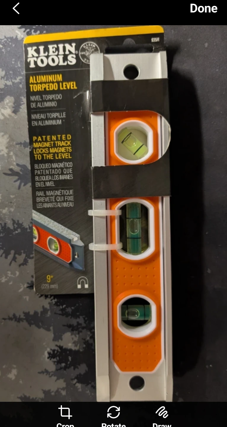 Klein Tools Aluminum Torpedo Level 9"
