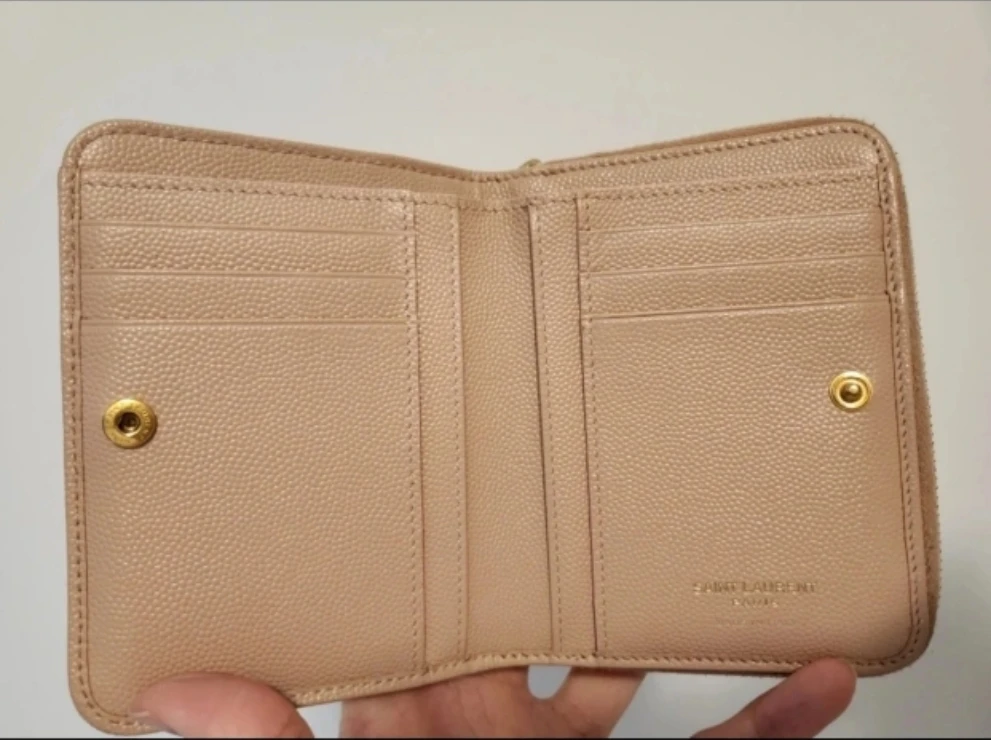 Saint Laurent YSL Wallet - Beige - photo 2
