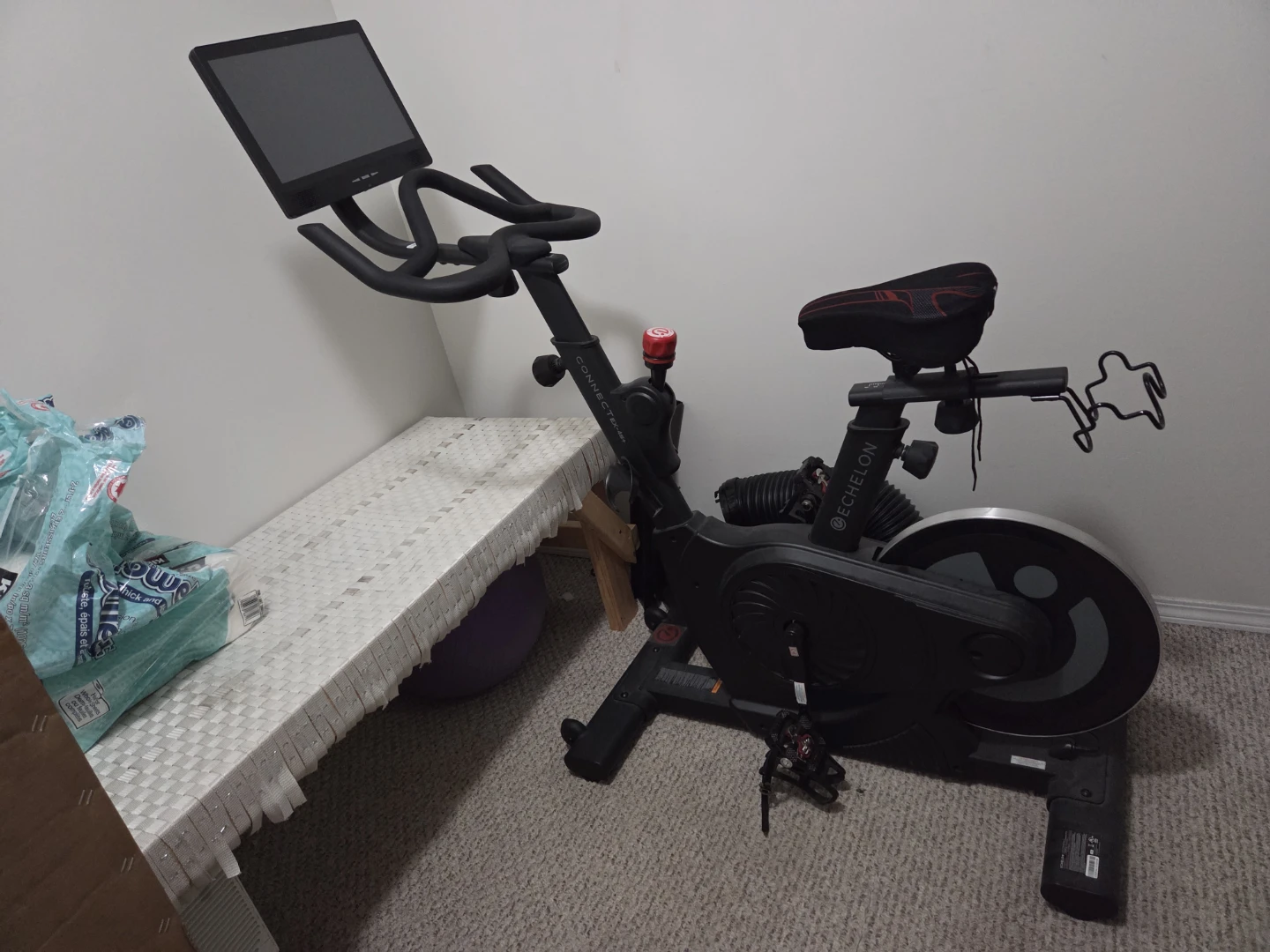 Echelon Connect EX4s+ Spin Bike with touch screen