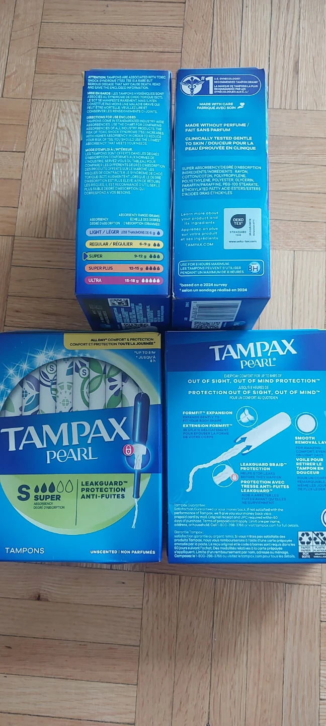 Tampax Pearl Tampons - Super/Ultra, Size S
