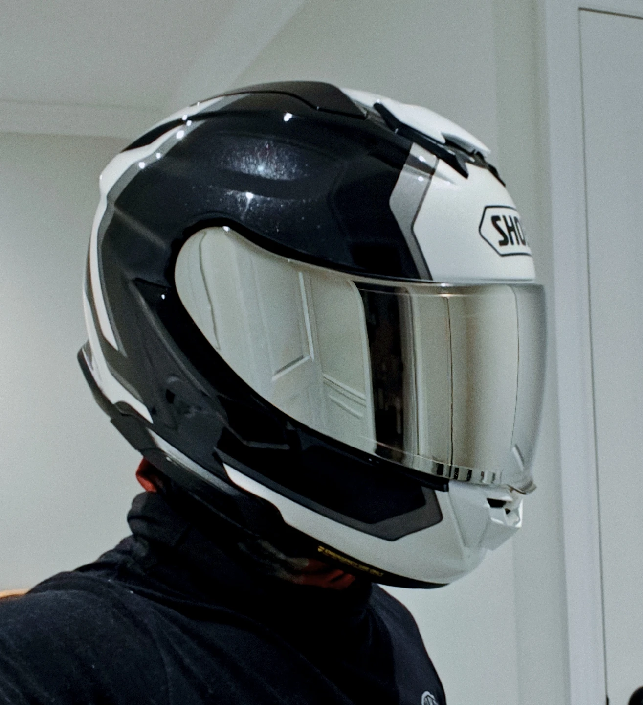 Aftermarket Revo Silver Motorcycle Visor for Shoei GT Air III - photo 3