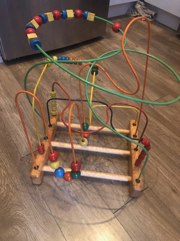 Wooden Bead Maze Toy