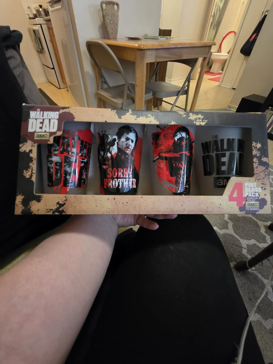 The Walking Dead Pint Glass 4 Pack