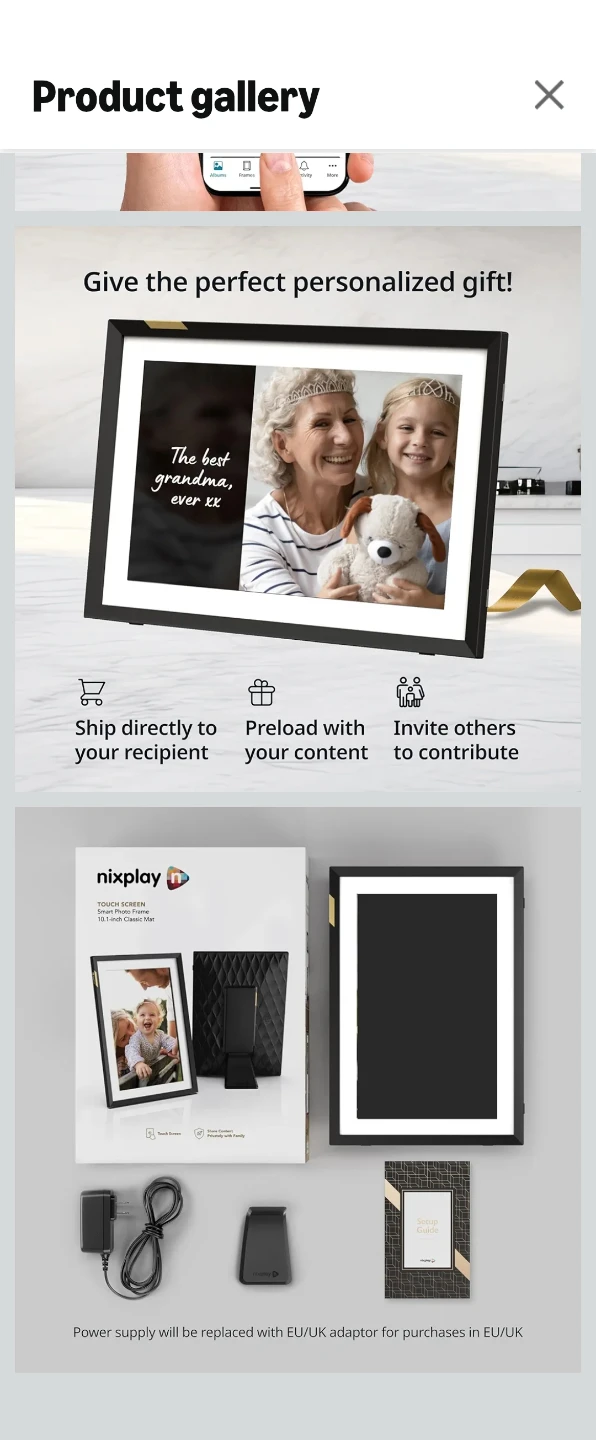 Nixplay Smart Digital Photo Frame - photo 4