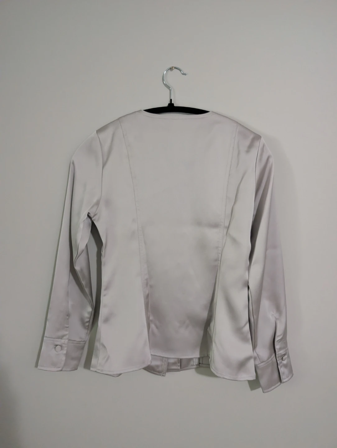 Vince Camuto Satin Button-Up Blouse - photo 2