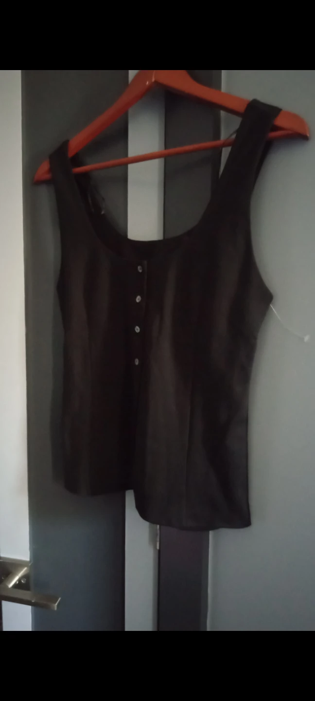 French Laundry Striped & Black Tank Tops