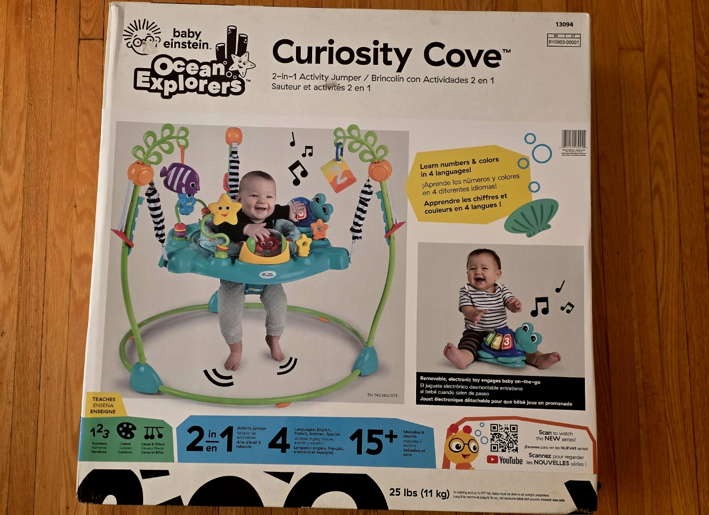 Baby Einstein Curiosity Cove 2-in-1 Activity Jumper