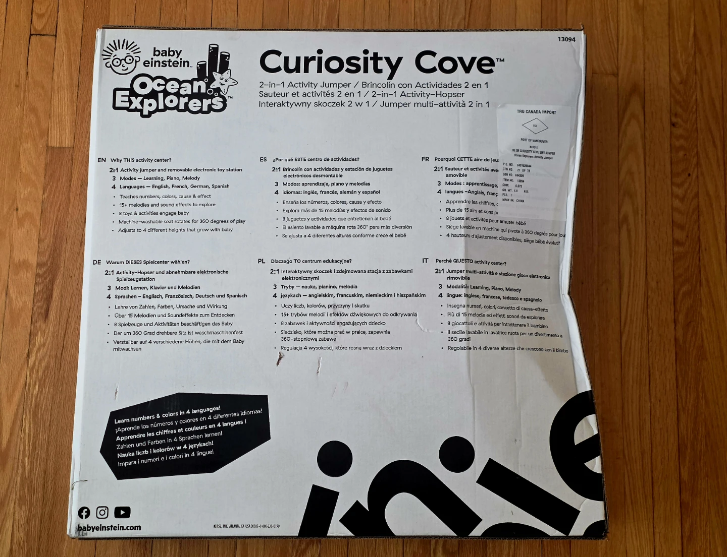 Baby Einstein Curiosity Cove 2-in-1 Activity Jumper - photo 3