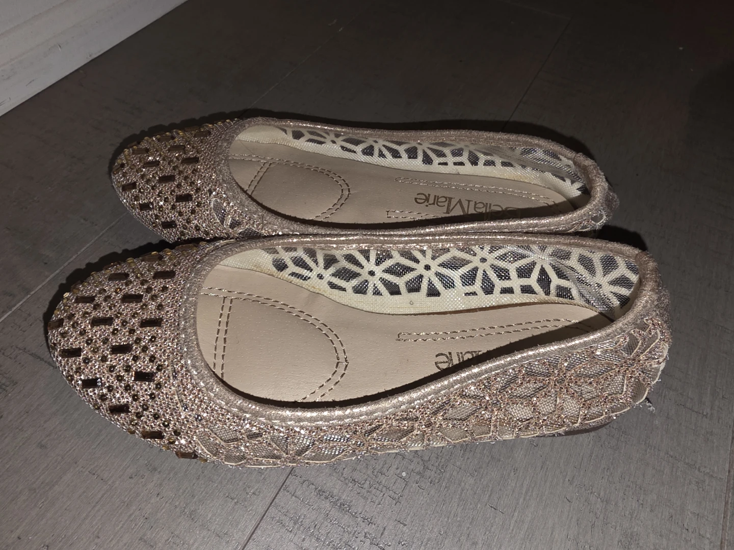 Bella Marie Kids Glitter Flats Size 13 - photo 3