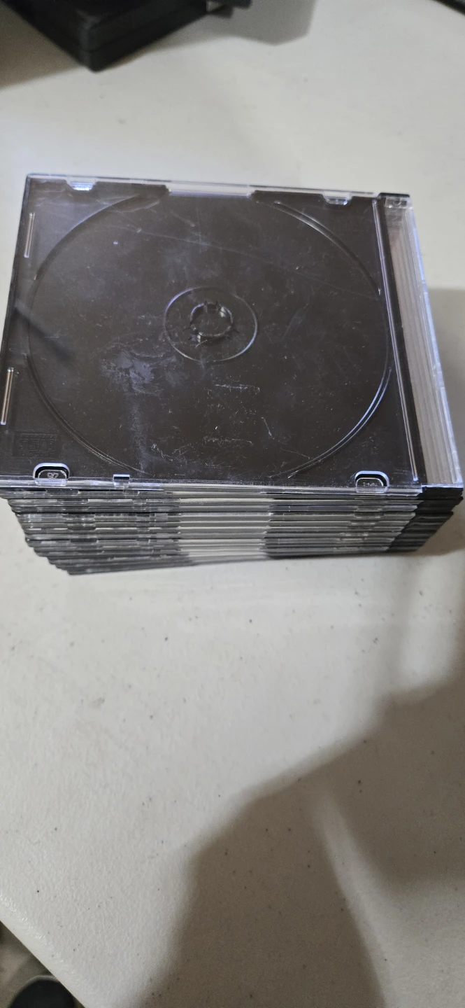 Stack of CD Jewel Cases