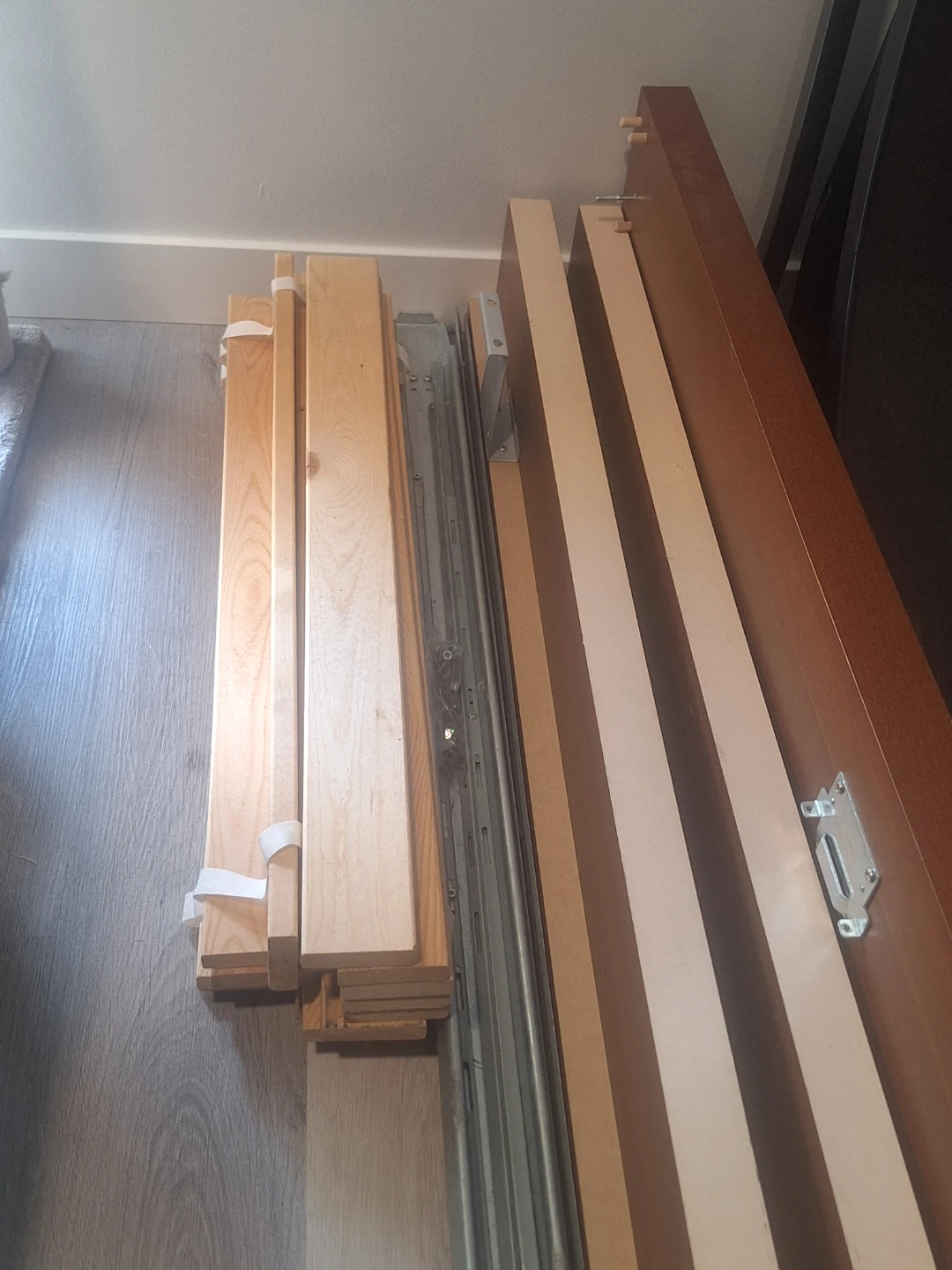 Ikea Malm Bedframe and Nightstands - photo 3
