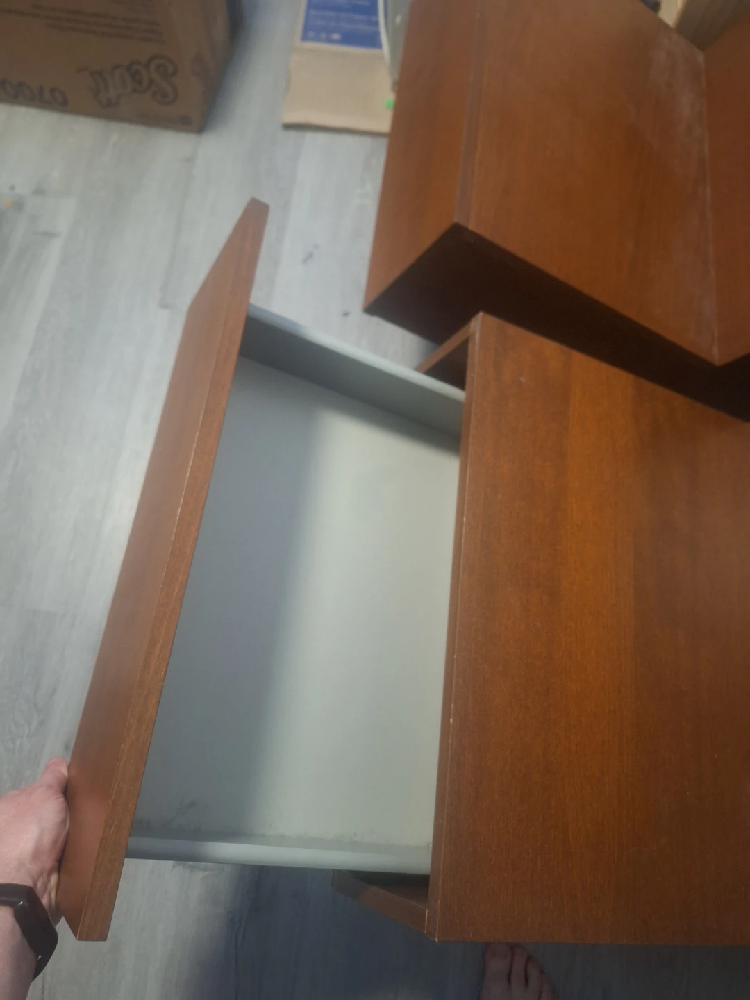 Ikea Malm Bedframe and Nightstands - photo 4