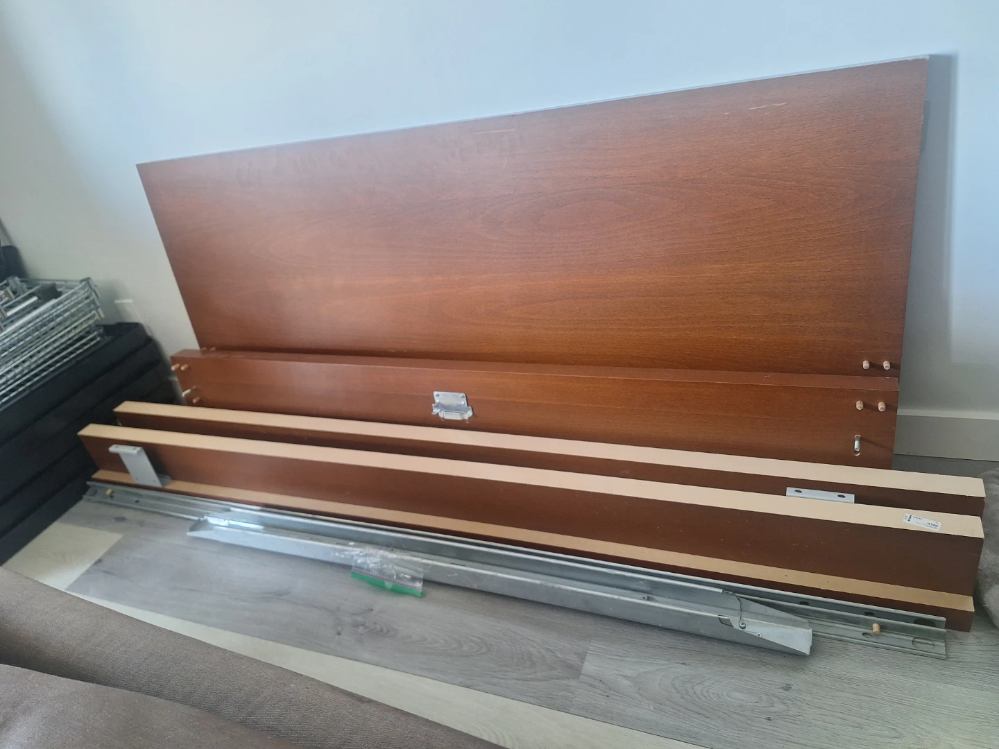 Ikea Malm Bedframe and Nightstands