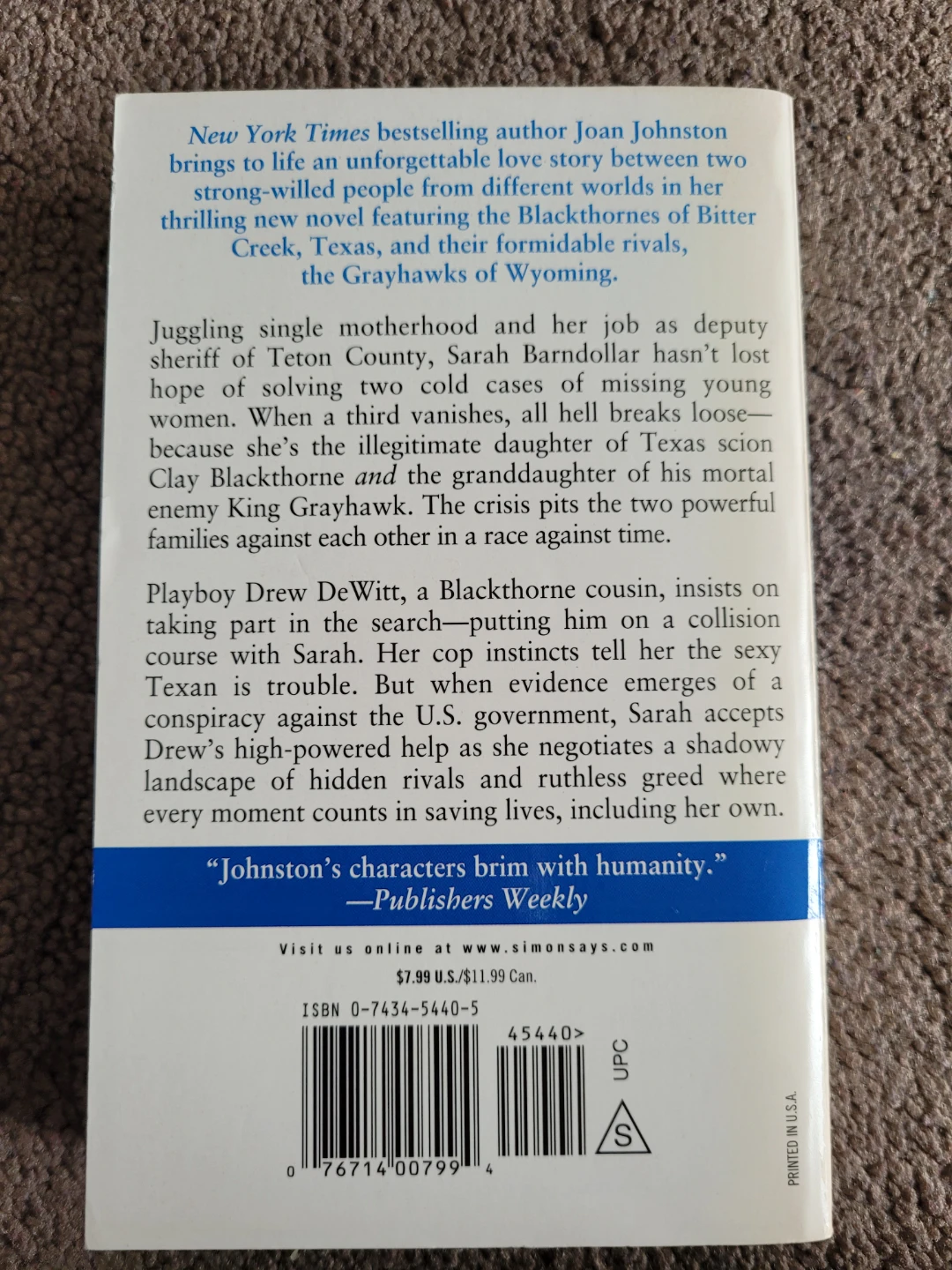 The Rivals by Joan Johnston - photo 2