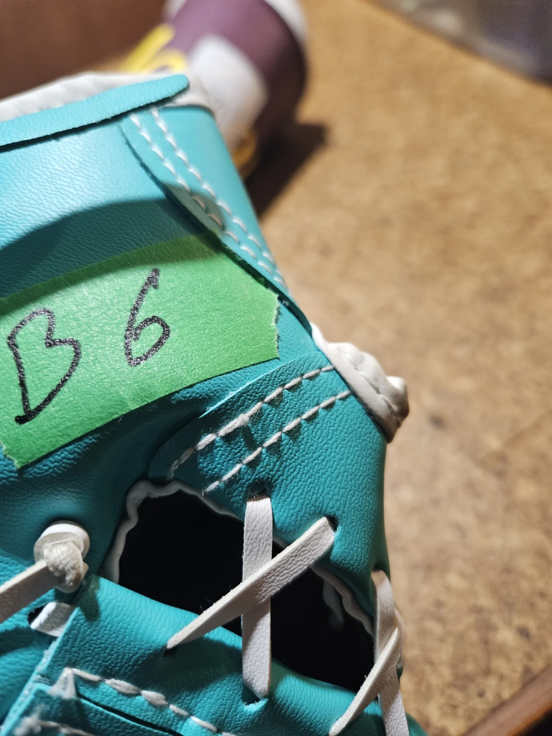 Teal Baseball Glove - photo 3