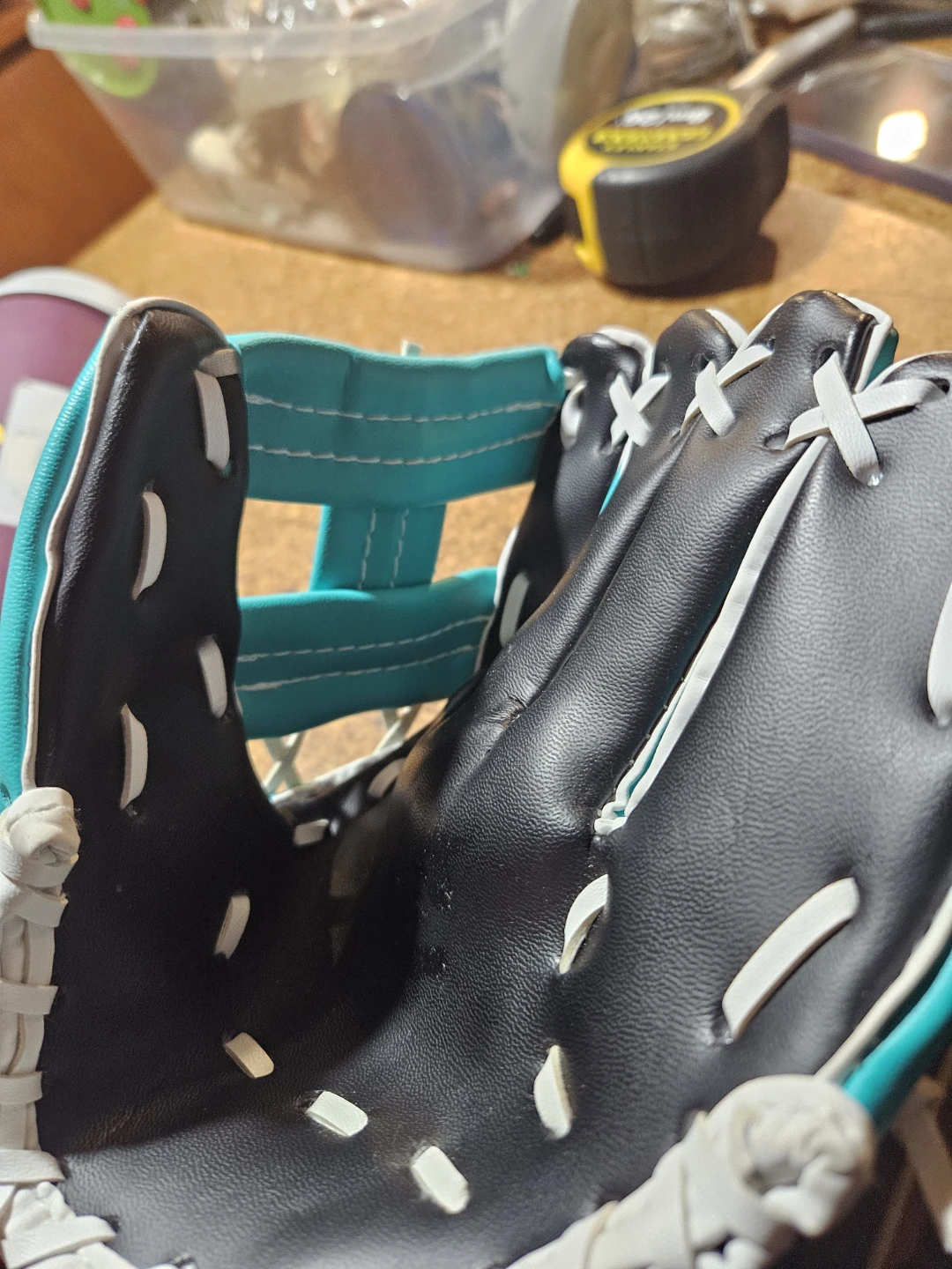 Teal Baseball Glove - photo 4