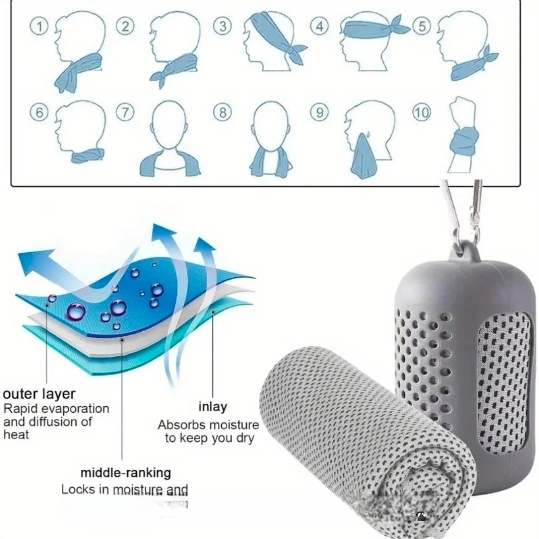 Cooling Towel with Carrying Case - photo 2
