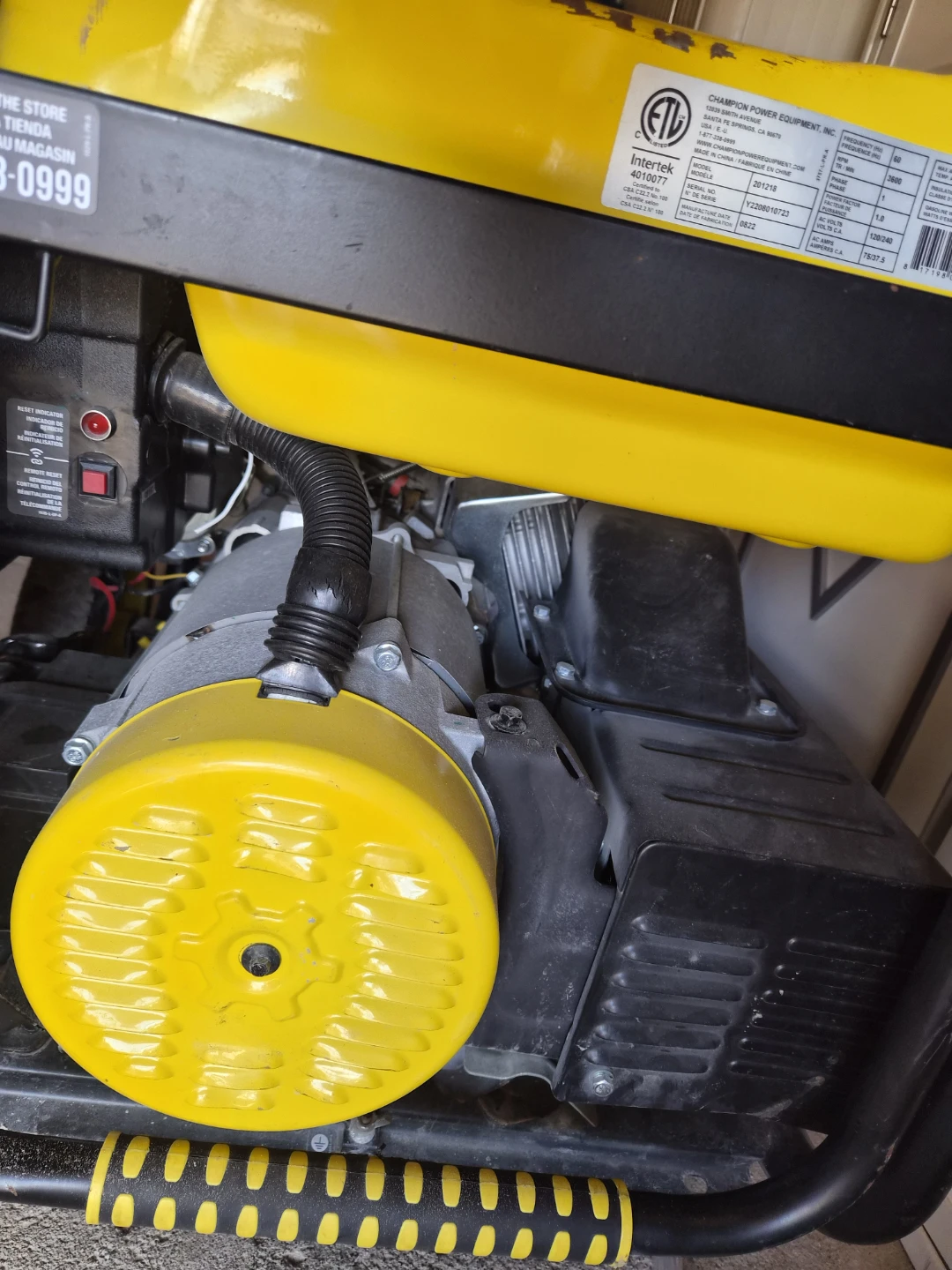 Champion 9000 Watt Generator - photo 2