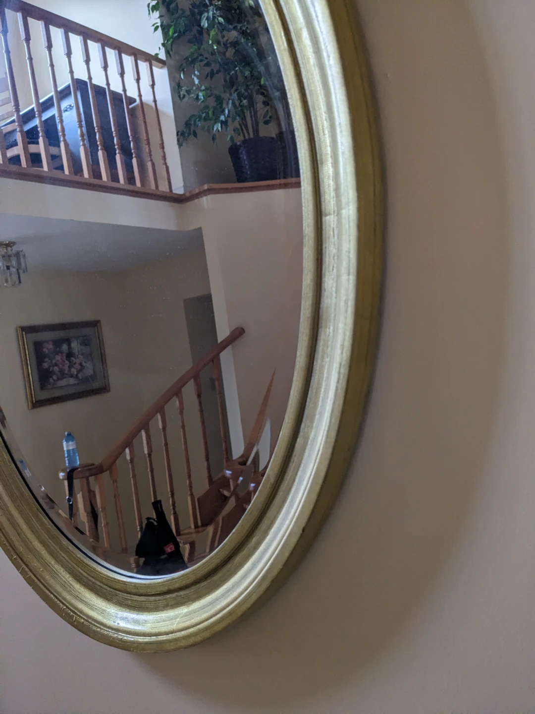 Gold Oval Wall Mirror - photo 4