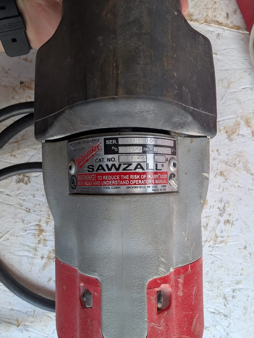 Milwaukee Demolition Super Sawzall Reciprocating Saw - photo 5