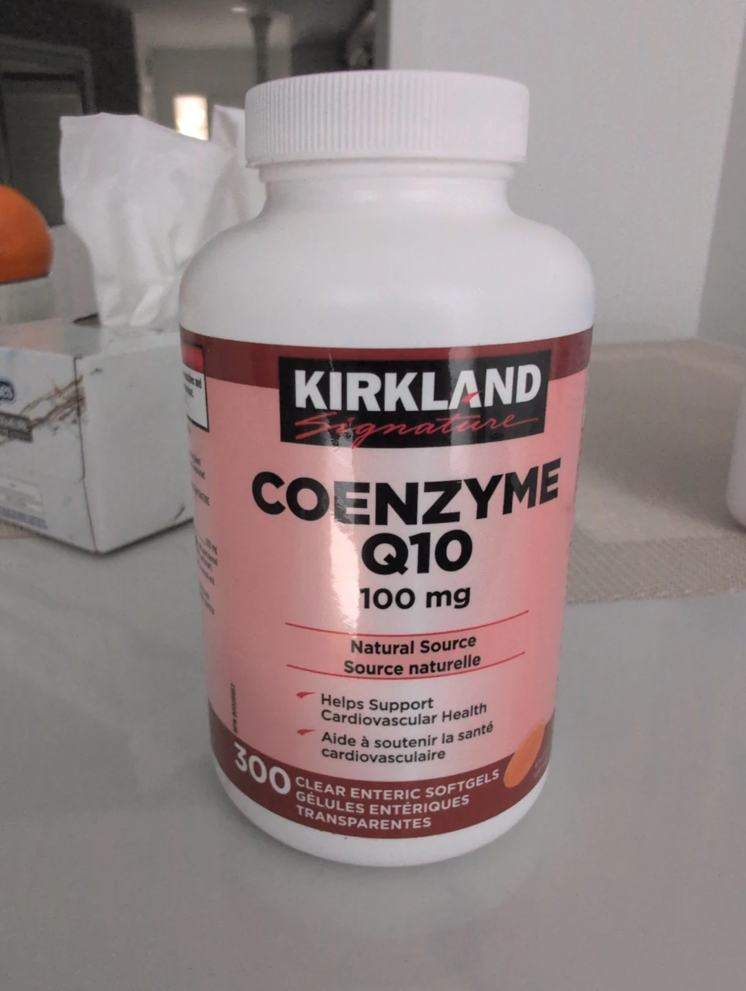 Kirkland Signature CoEnzyme Q10 100 mg, 300 softgels