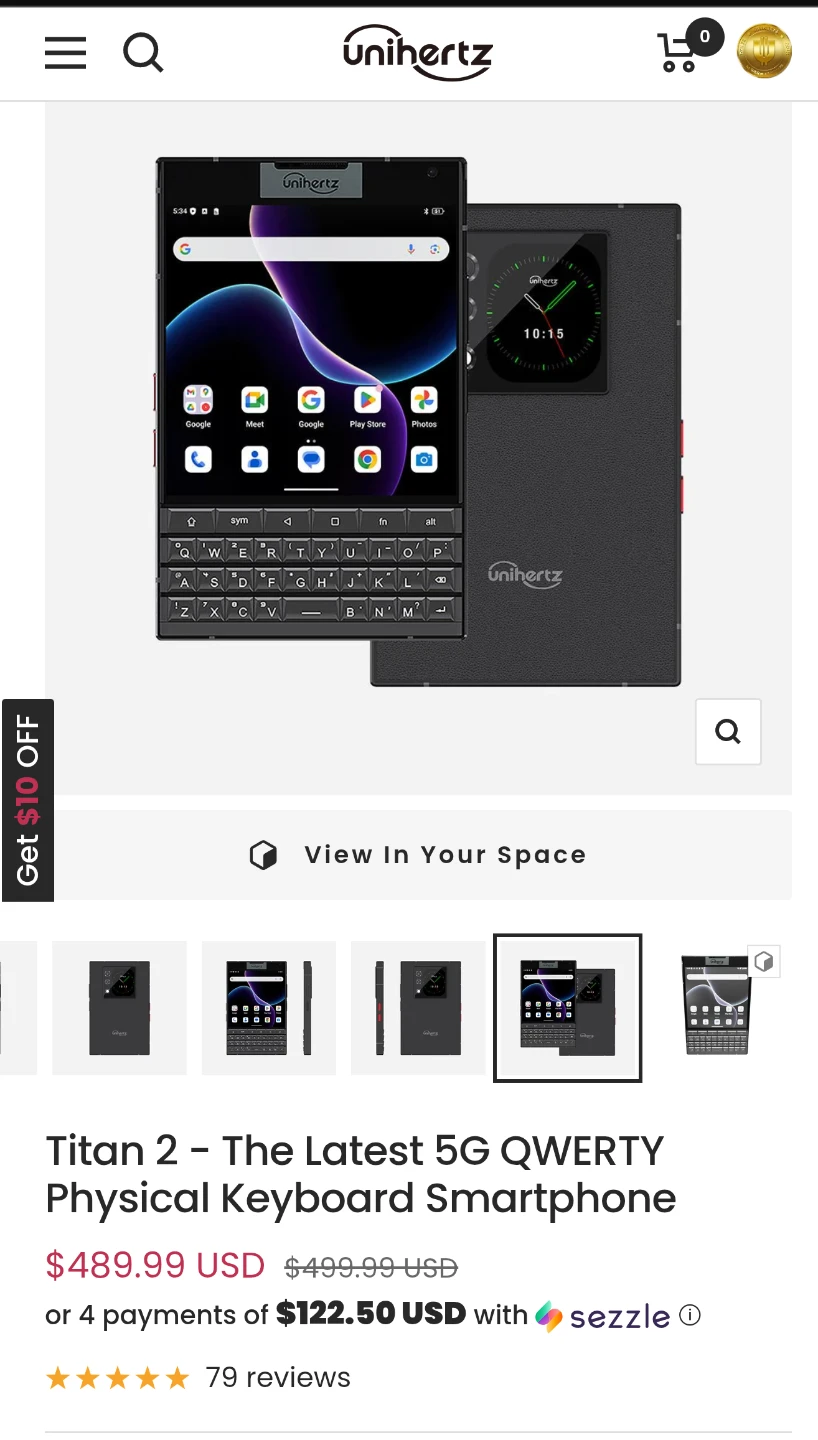 Unihertz Titan 2 Smartphone