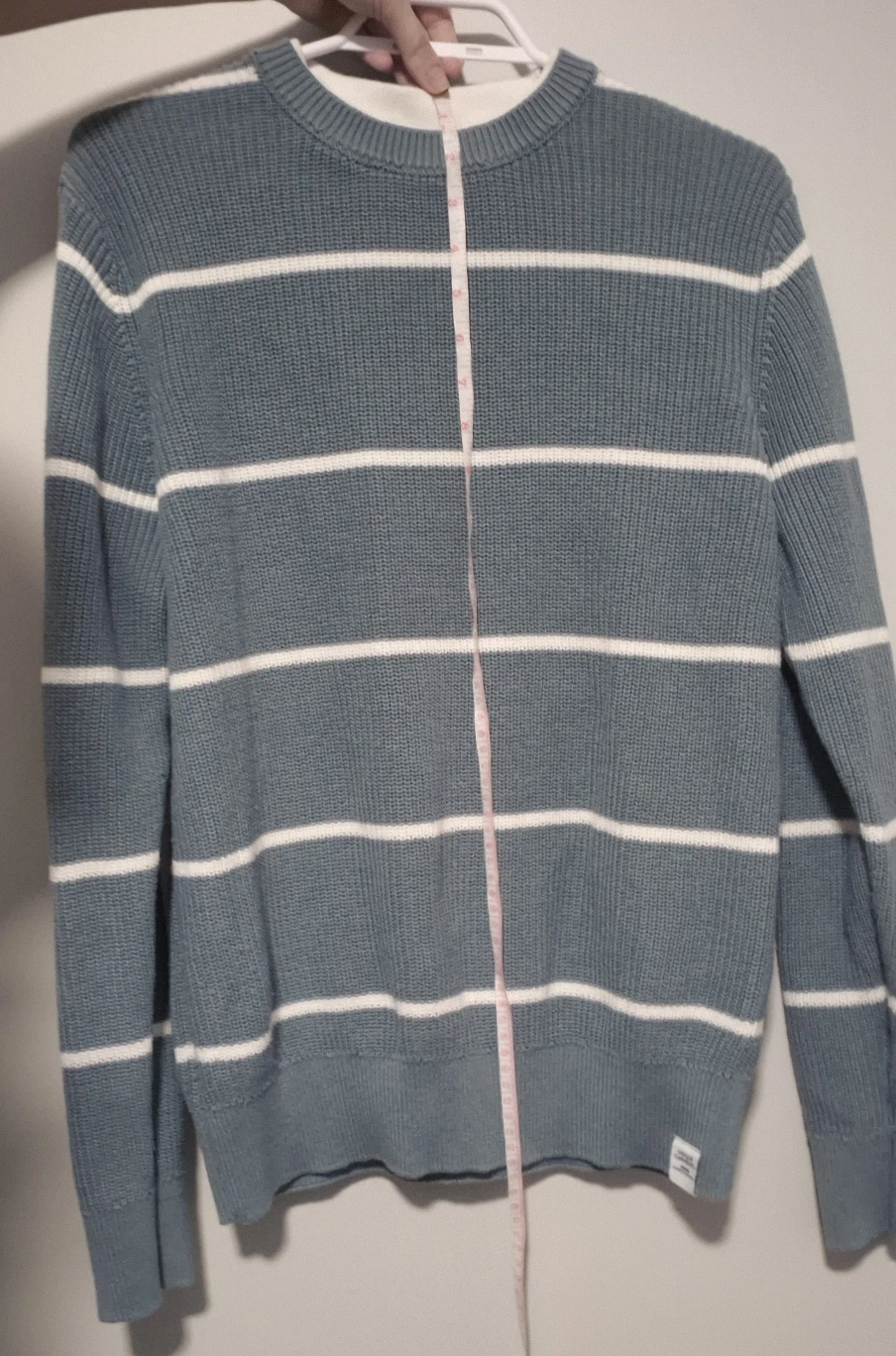 Striped Crewneck Sweater - Blue/White - photo 5
