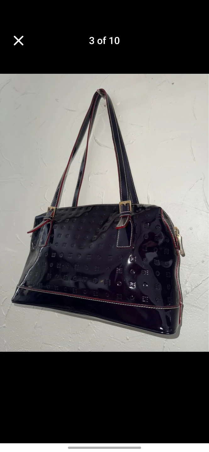Arcadia Patent Leather Handbag