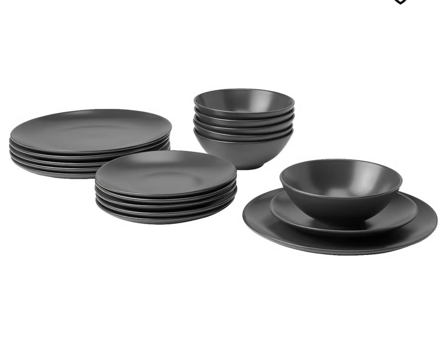 IKEA FÄRGLAR Plates and Bowls Set (18 pcs)  BRAND NEW