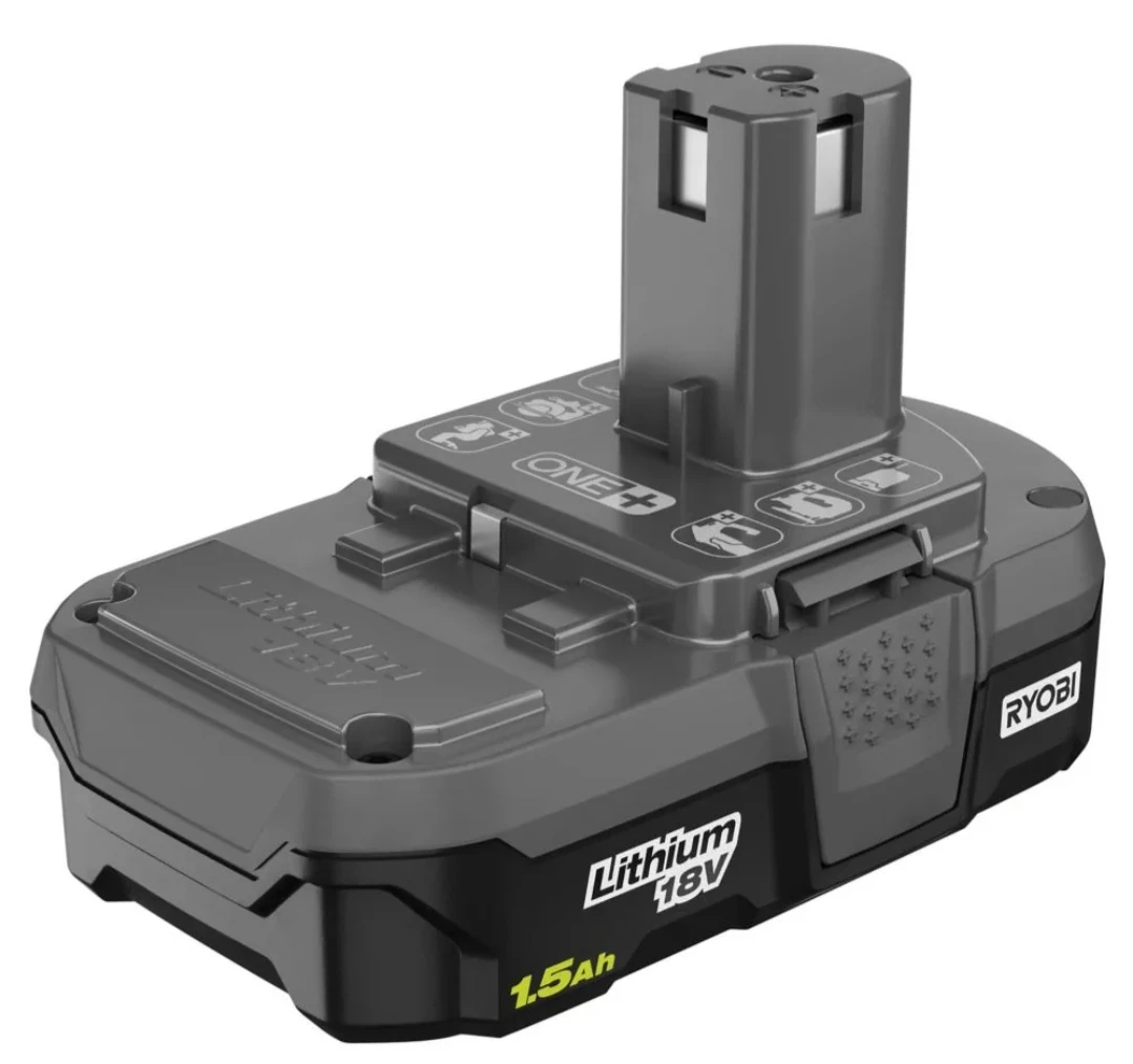 RYOBI 18V ONE+ 1.5 Ah Lithium-Ion Compact Battery Power Tool