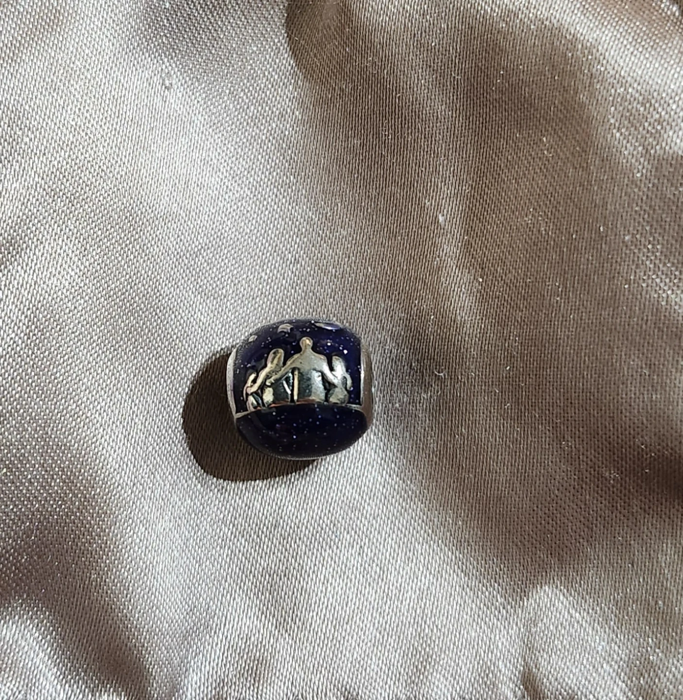 Night Sky Moon Stars Charm