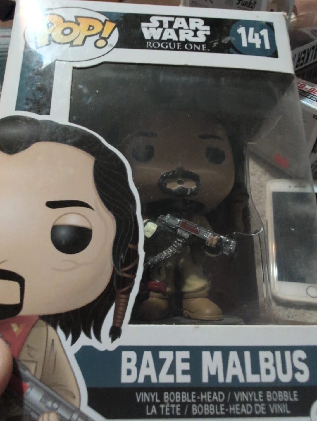 Funko Pop! Star Wars Rogue One Baze Malbus #141 Vinyl Bobble