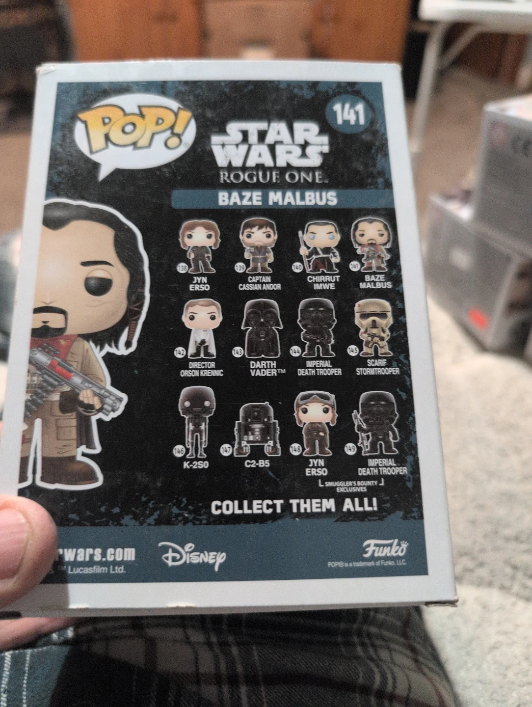 Funko Pop! Star Wars Rogue One Baze Malbus #141 Vinyl Bobble - photo 2