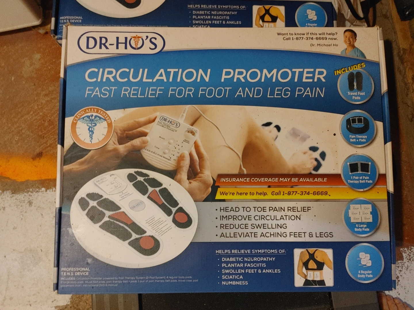 DR-HO'S Circulation Promoter TENS Device for Foot and Leg Pain