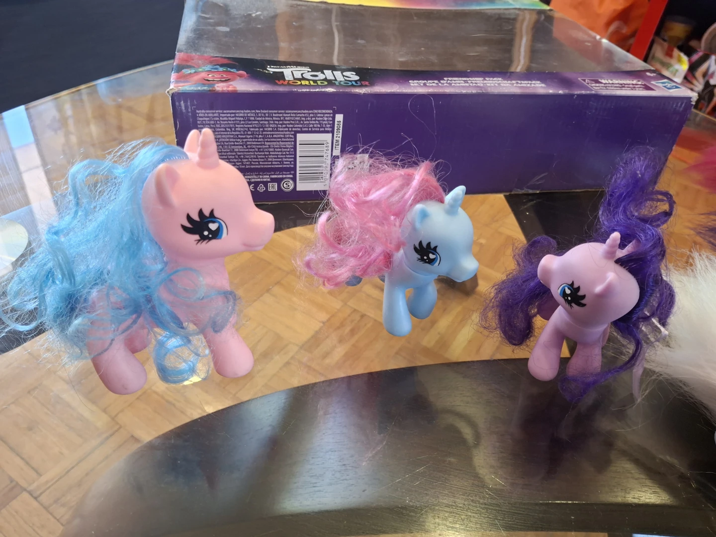 DreamWorks Trolls World Tour Pack with 3 Trolls +3 Ponies - photo 5