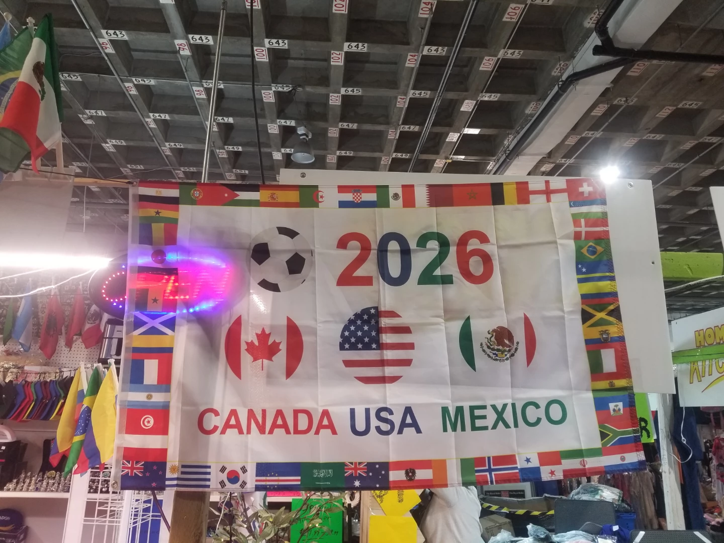World Cup 2026 Flag 3'x5' - photo 2