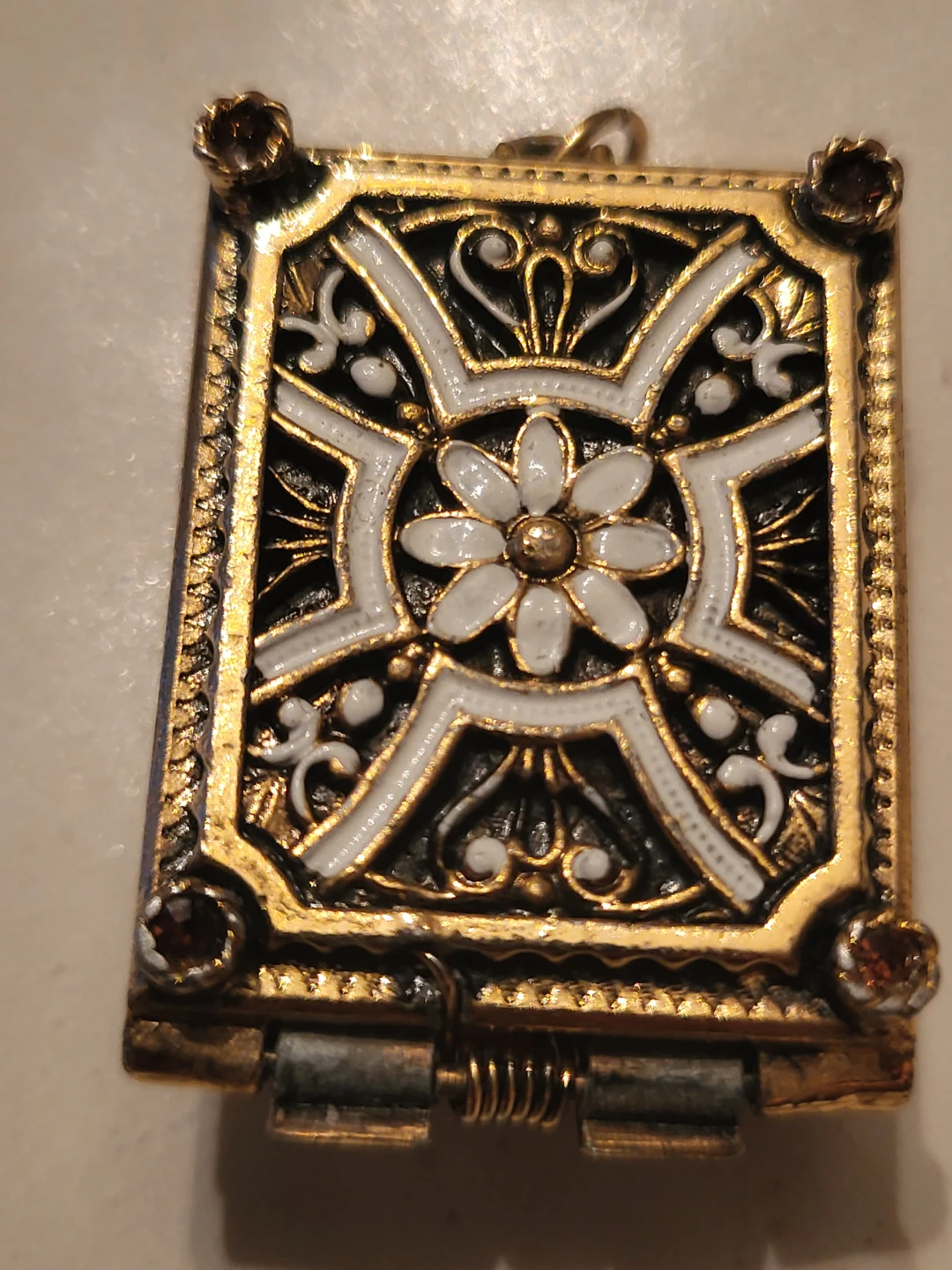 Vintage Ornate Locket Pendant