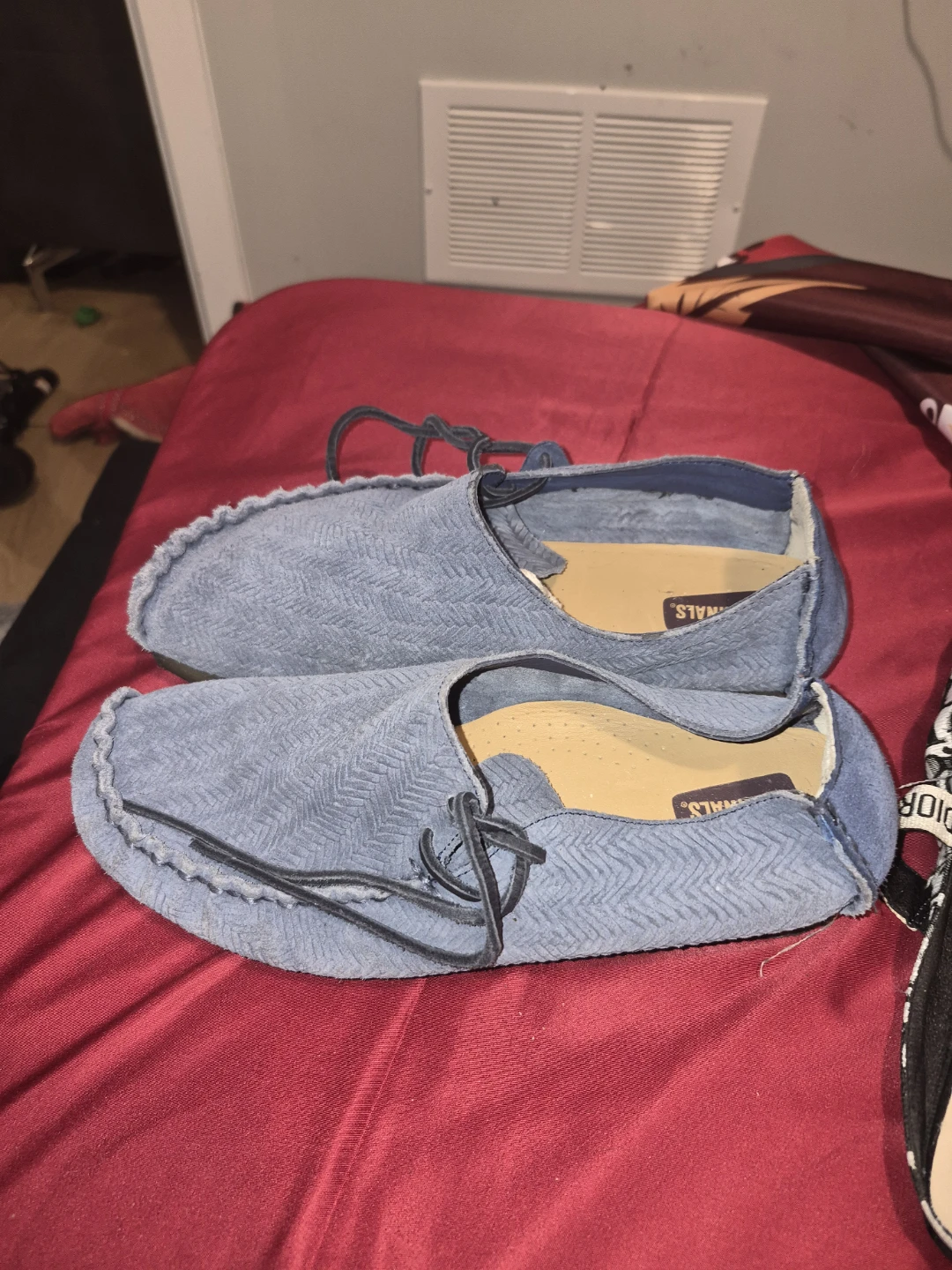 Clarks Originals Wallabee Shoes - Blue Suede - photo 2