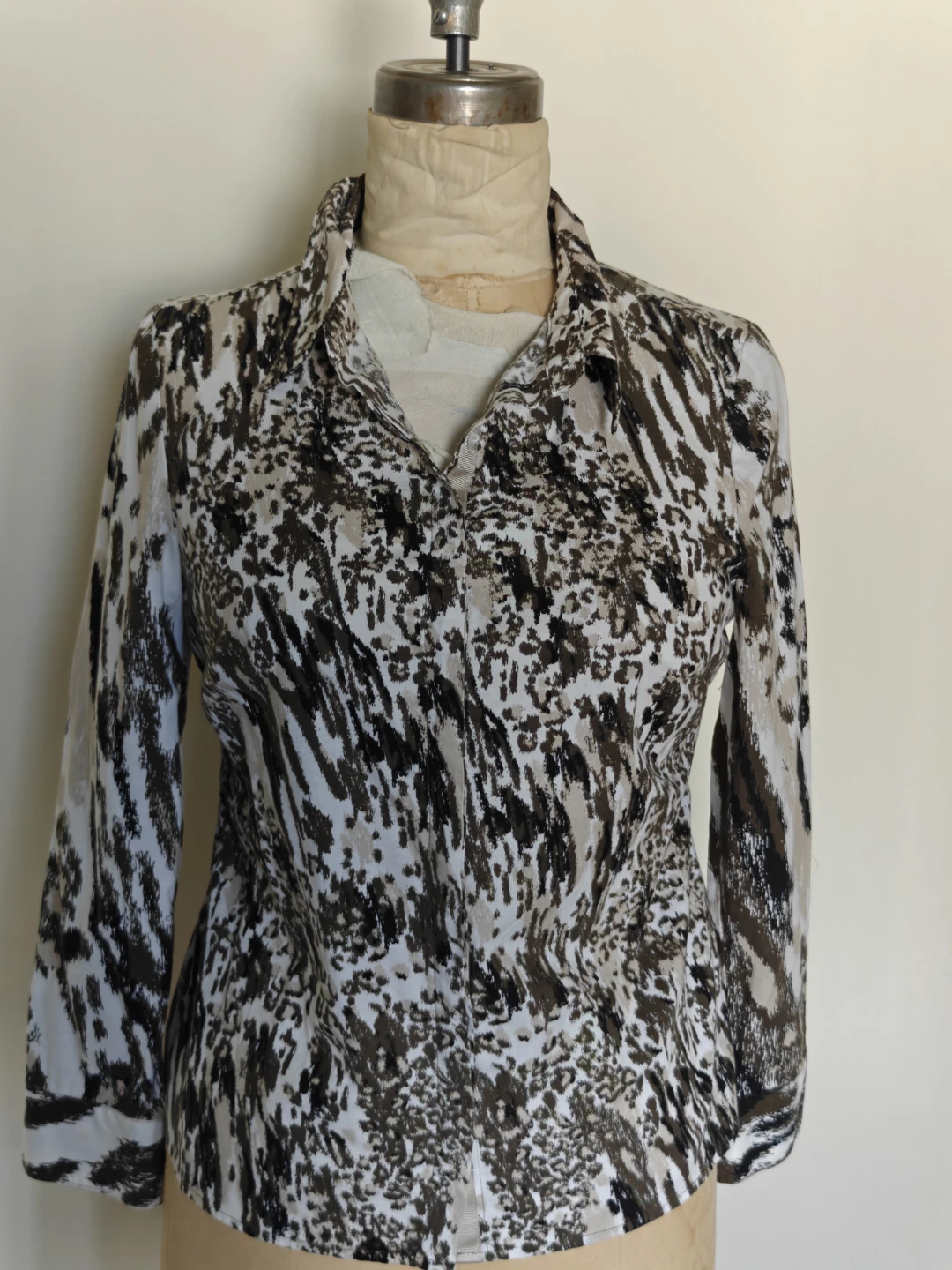 Floral Print Vest with Faux Fur Trim - photo 5