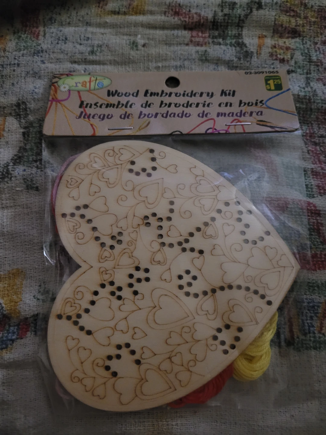 Wood Embroidery Kit
