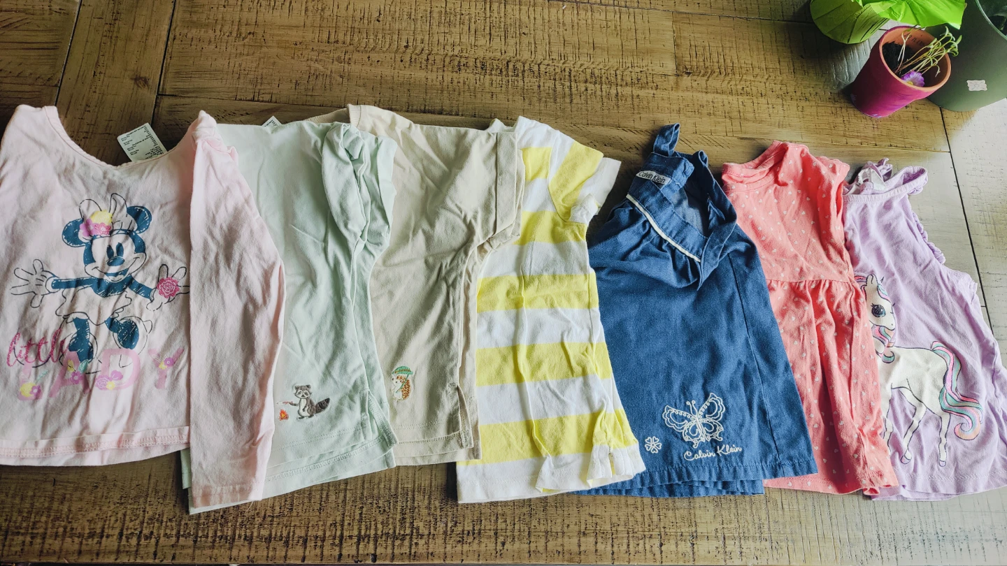 Girls' Tops Bundle (Disney, Calvin Klein)
