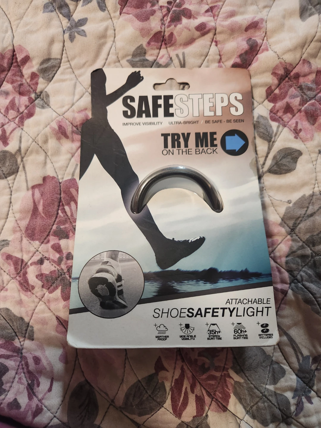 Safe Steps Attachable Shoe Safety Light