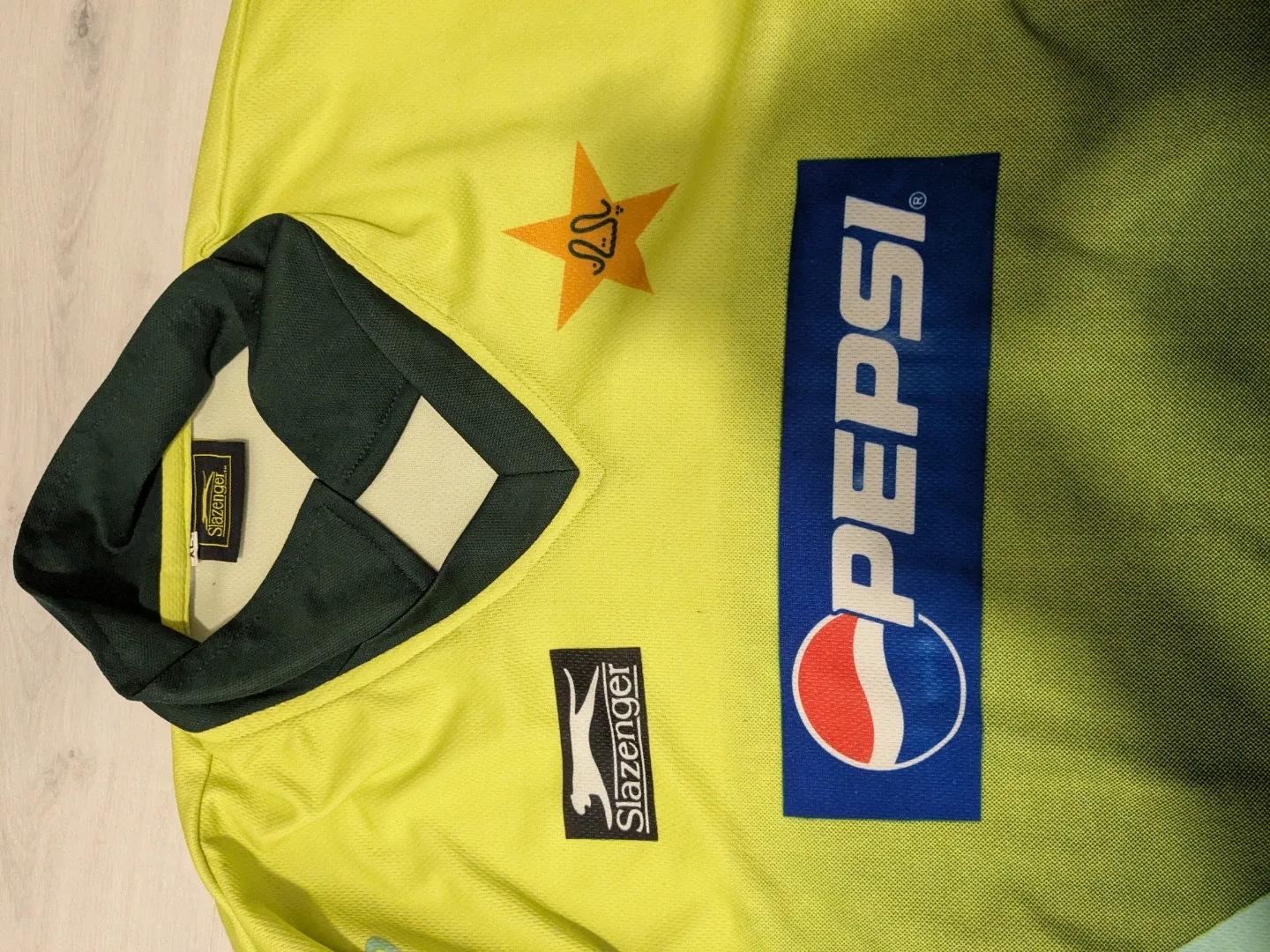 Pepsi sponsored Slazenger Pakistan Cricket Jersey XL - photo 2