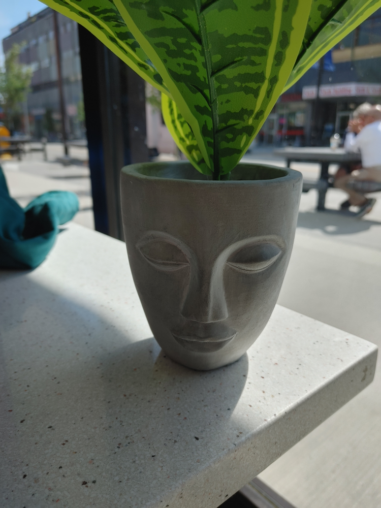 Artificial  Plant in Face Pot New - photo 2