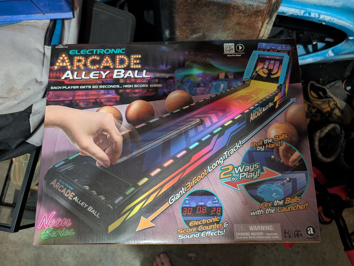 Electronic Arcade Alley Ball Neon Series Game