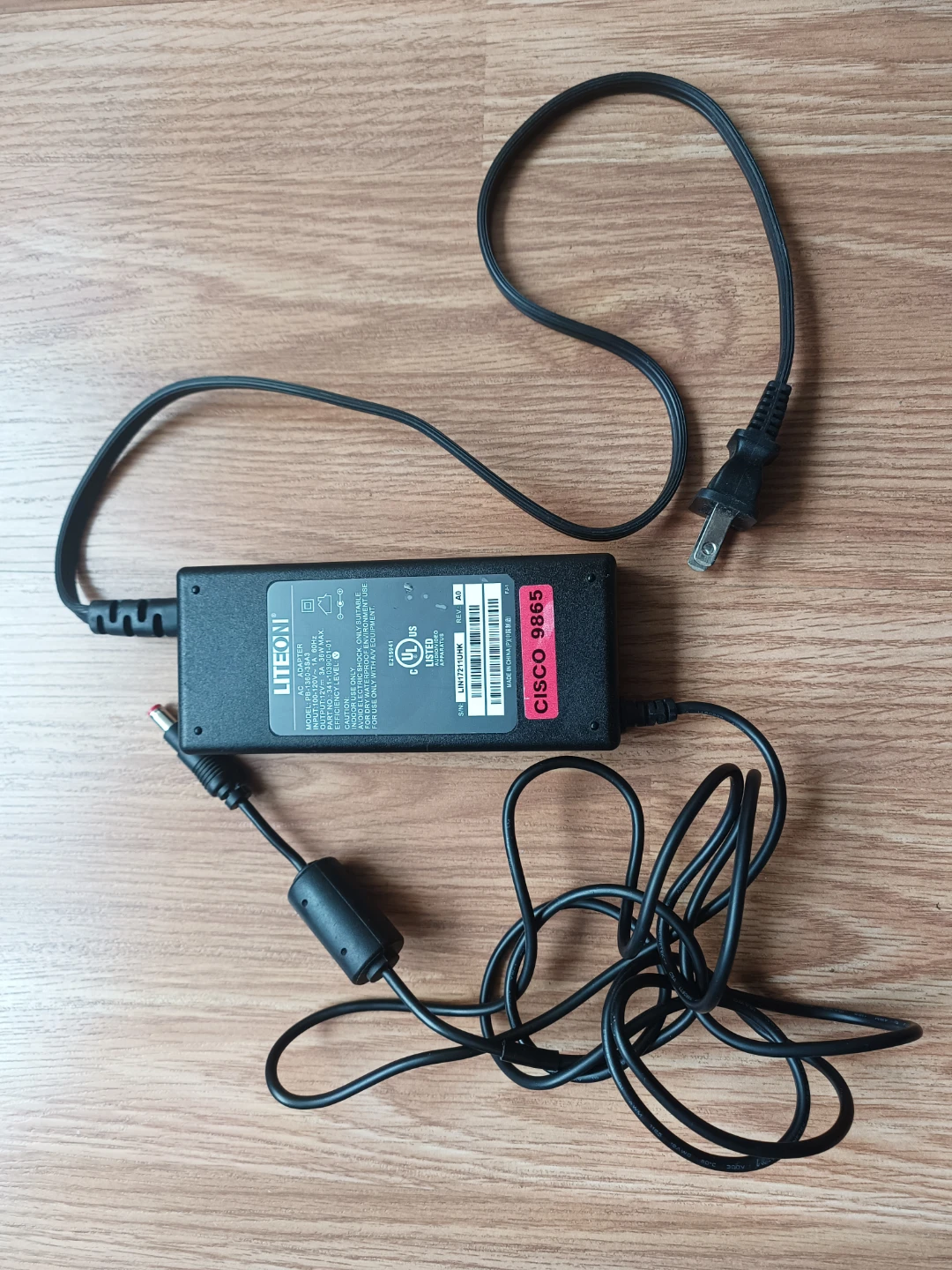 LiteOn 12V 3A AC Power Adapter Cisco 9865