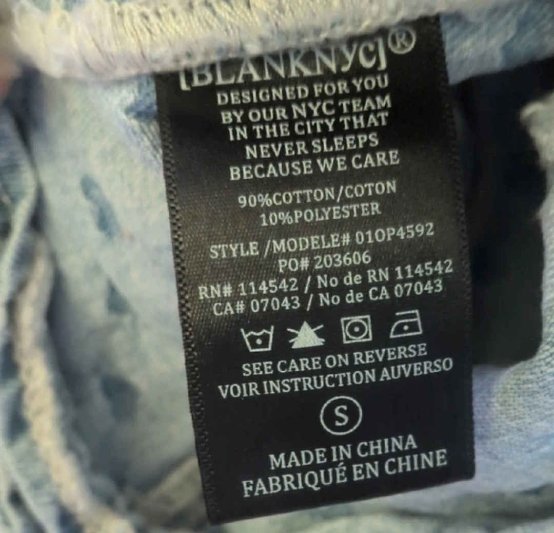 BLANKNYC Women's Denim Smocked Crop Top - photo 4