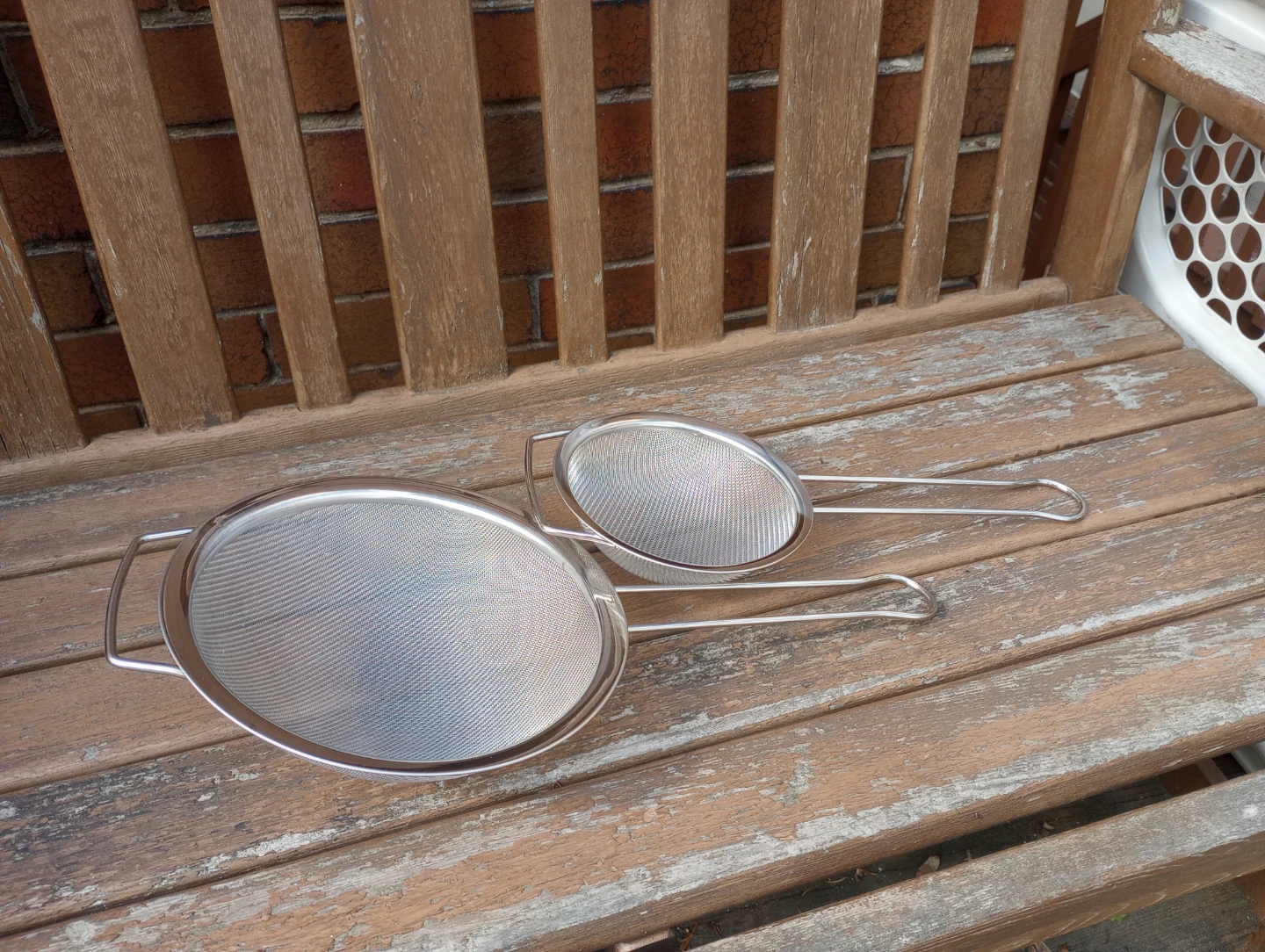Two Mesh Strainers