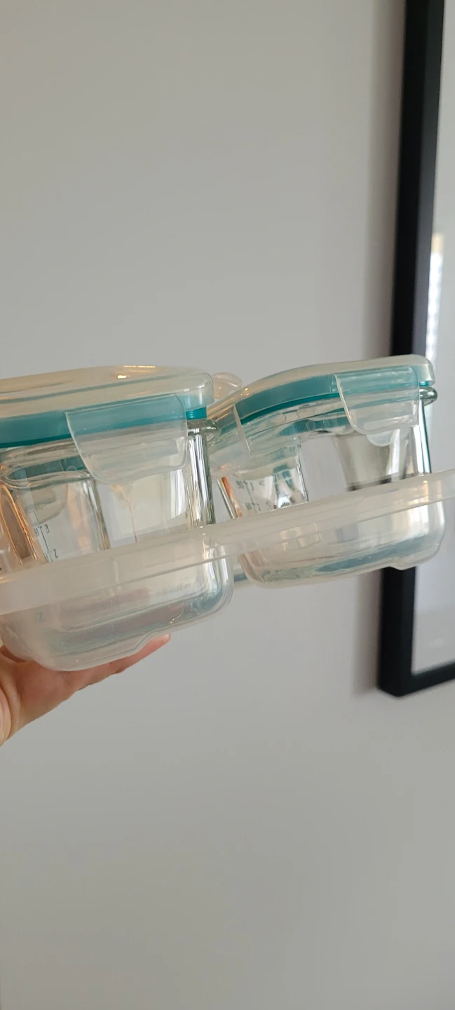 OXO Tot Glass Baby Food Blocks Containers (4 oz) - photo 5